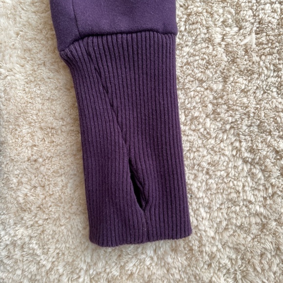 Roots Canada Paddlecreek Hoodie Womens Size S Purple Full Zip Warm Fleece Jacket - Picture 10 of 16